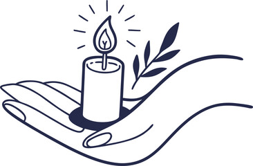 Mental wellbeing illustration for health awareness. Suicide prevention awareness poster design. Symbolic awareness artwork for global prevention. Healthcare concept design for suicide prevention