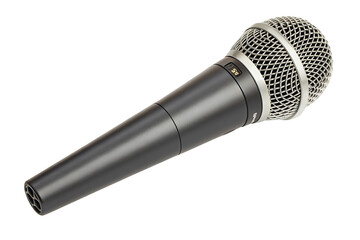 Dynamic microphone equipment for professional audio recording and live performance stage setup use