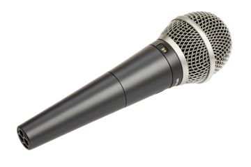 Dynamic microphone equipment for professional audio recording and live performance stage setup use