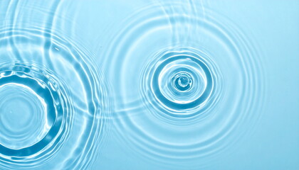ripples on light blue water