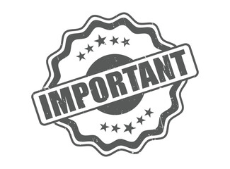 Important Rubber Stamp Seal with a Decorative Border