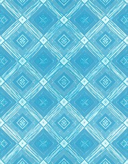 Light blue diamond pattern