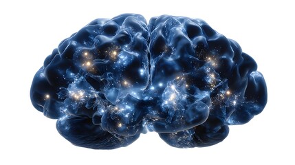 blue ball isolated on white background