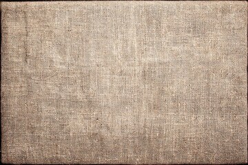 Close-up view of aged, textured canvas