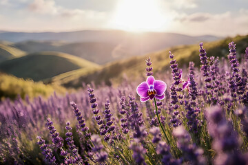 Obraz premium field of lavender