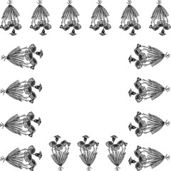 Digital paper, heart paper, seamless paper, seamless pattern, pattern, boho, boho pattern, paper