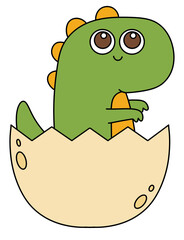 cute hatching dinosaur egg cartoon  bulletin board ideas editable name tags banner