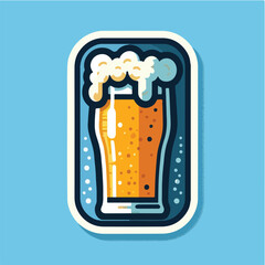 beer sticker icon