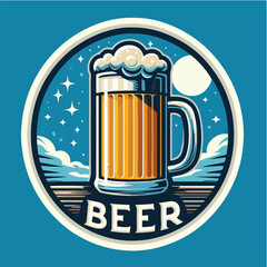 beer sticker icon