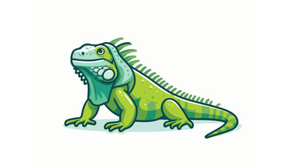 Obraz premium iguana lizard illustration