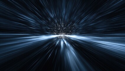 Dark, vibrant, radial lines converge on a central point, creating a sense of speed and energy