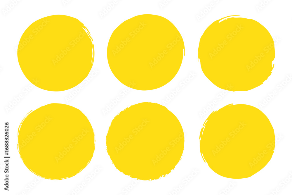 Poster grunge circles brush set. red circle frames. round line of red paint. grunge round shapes. circular 