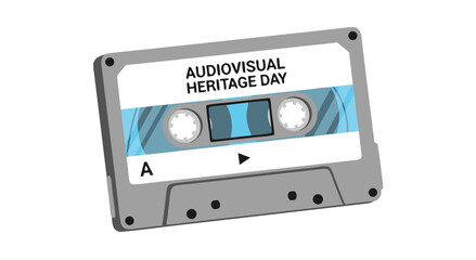 Obraz premium A vintage cassette tape labeled 