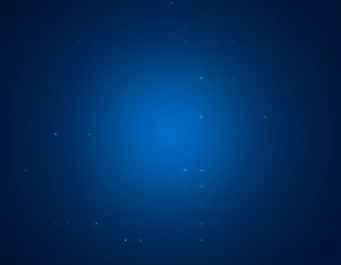 Obraz premium Abstract dark blue gradient background with subtle light dots scattered across the surface, creating a serene and minimalist effect.