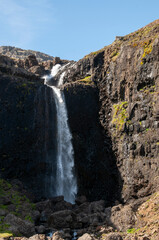 Obraz premium East Iceland, view of waterfall 