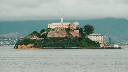panorama of the island Alcatraz