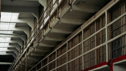 Fototapeta premium in the prison Alcatraz 