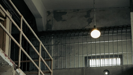 in the prison Alcatraz 