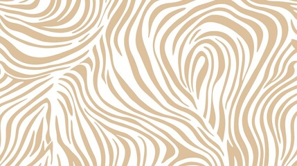 Abstract zebra print pattern in beige and white