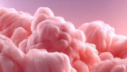 Pink cotton candy clouds. Soft and dreamy