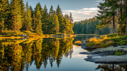 Obraz premium autumn in the mountains