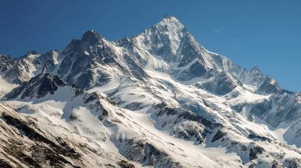 Obraz premium snow covered mountains in winter