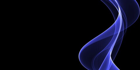 Color light blue abstract transparent gradient waves design
