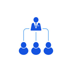 organization icon outline editable stroke line drawing eps