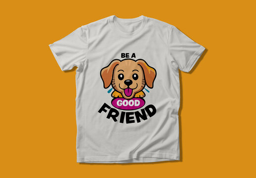 Dog Good Friend Tshirt for Pet Lovers