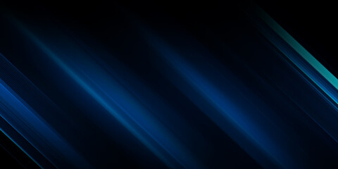 Digitally generated image of blue light and stripes moving fast
