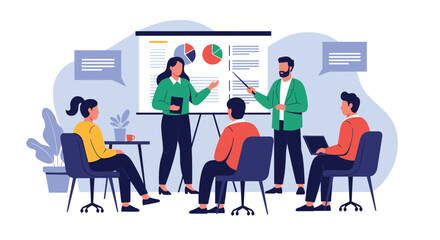 Successful business meeting presentation skills for effective team collaboration and project success