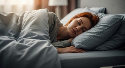 Peaceful Sleep A Woman's Serene Rest