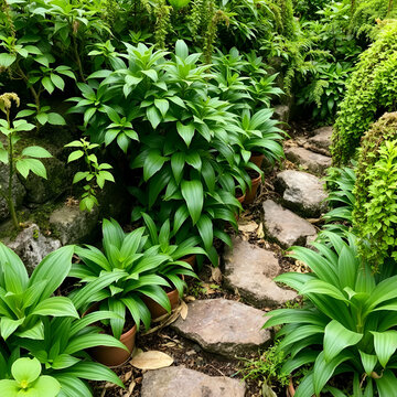 green plants at comer see