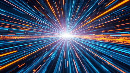 Futuristic City Network Background with Digital Connections and Smart Technology Concept,