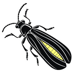 vector illustration of a fly