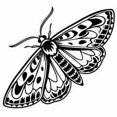 butterfly tattoo vector