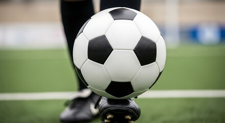 Dynamic Soccer Ball Placement on Football Field with Player in Action