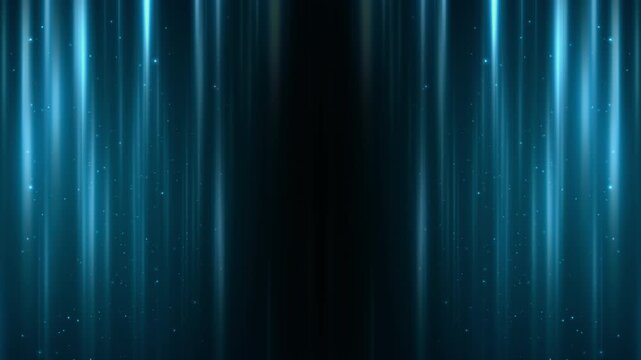 Neon Gates Cybernetic Curtain Particles Trailer Titles Cinematic Openers Luxury Intro Background Loop
