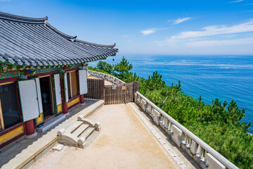 Traditional Korean Temple by the Sea at Naksansa, Yangyang. July 27, 2025