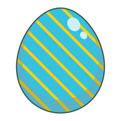 Easter egg cartoon cute design