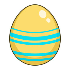 Easter egg cartoon cute design