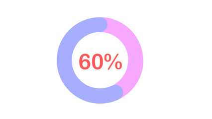 vector indicator 60% counterclockwise EPS
