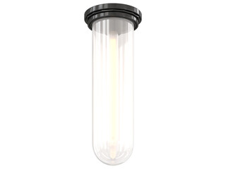 cut out interior modern lamp - with white background - elegant style -minimal Flush Mount light