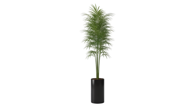 Tall Artificial Decorative Green Plant in Modern Black Pot – Faux Indoor Floor Plant for Home, Office, or Lobby Décor – Realistic Lush Greenery Adds a Natural Touch Without Maintenance