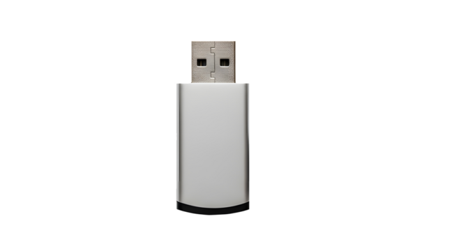Compact USB flash drive 64GB metal casing portable data storage device computer accessory - Powered by Adobe