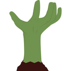 Zombie Hand Vector
