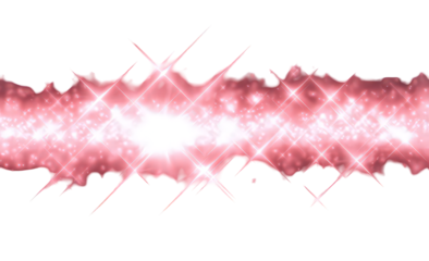 Pink Sparkling Light Streaks on Black Background