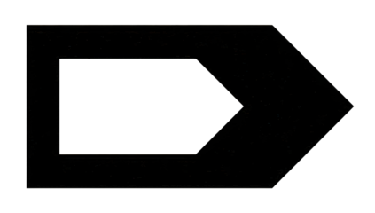 Abstract Geometric Shape with Glowing Edges