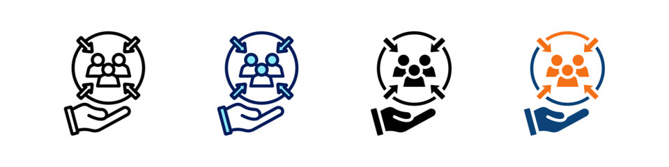 Customer Retention All In One Icon Multi Styles Vector Set