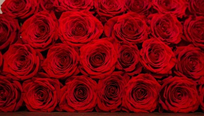 Red Roses Close-Up Arrangement